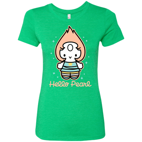 T-Shirts Envy / S Hello Pearl Women's Triblend T-Shirt