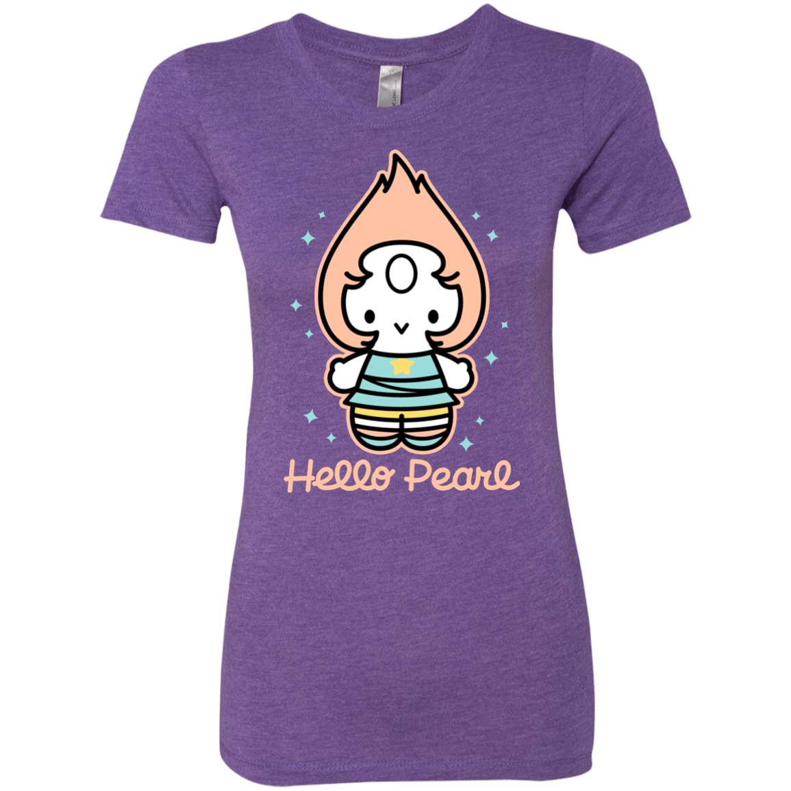 T-Shirts Purple Rush / S Hello Pearl Women's Triblend T-Shirt