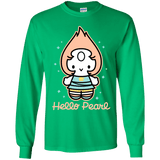 T-Shirts Irish Green / YS Hello Pearl Youth Long Sleeve T-Shirt