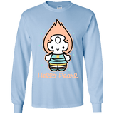 T-Shirts Light Blue / YS Hello Pearl Youth Long Sleeve T-Shirt