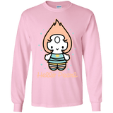 T-Shirts Light Pink / YS Hello Pearl Youth Long Sleeve T-Shirt