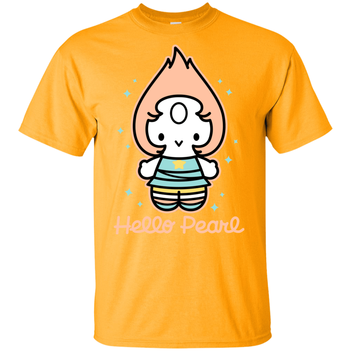 T-Shirts Gold / YXS Hello Pearl Youth T-Shirt