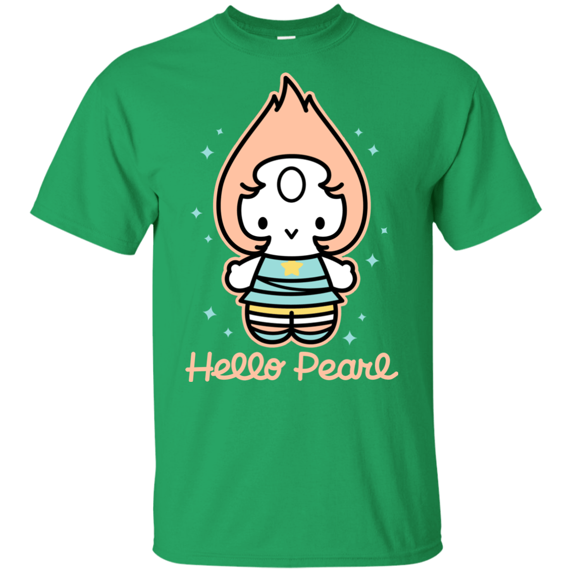 T-Shirts Irish Green / YXS Hello Pearl Youth T-Shirt