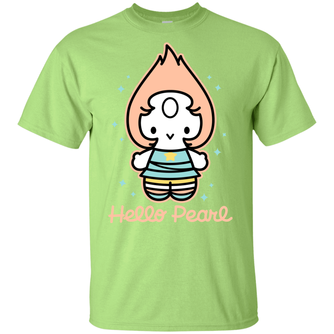 T-Shirts Mint Green / YXS Hello Pearl Youth T-Shirt