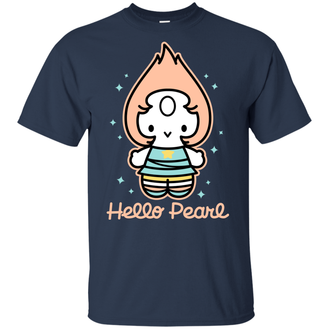 T-Shirts Navy / YXS Hello Pearl Youth T-Shirt