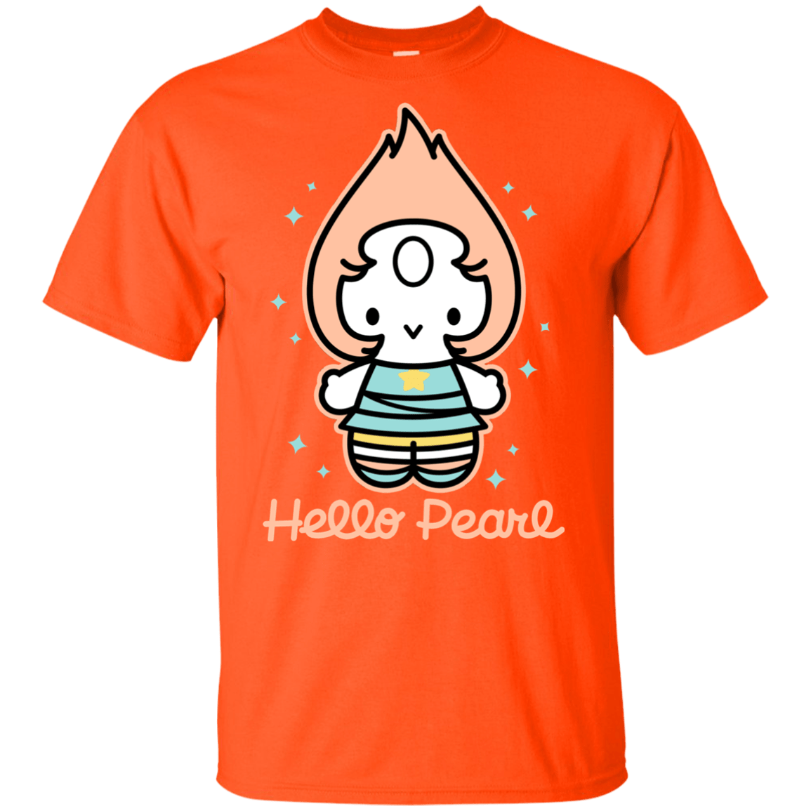 T-Shirts Orange / YXS Hello Pearl Youth T-Shirt