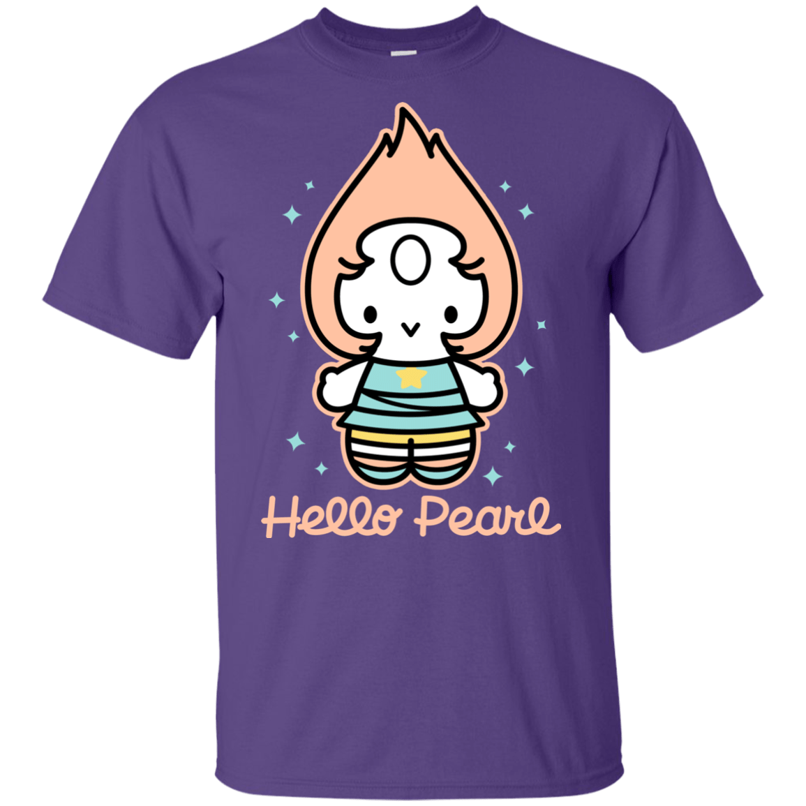 T-Shirts Purple / YXS Hello Pearl Youth T-Shirt