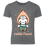 T-Shirts Premium Heather / YXS Hello Pearl Youth Triblend T-Shirt