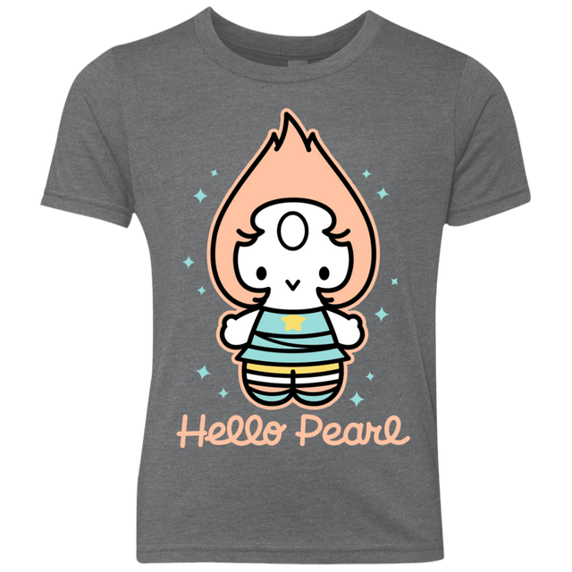 T-Shirts Premium Heather / YXS Hello Pearl Youth Triblend T-Shirt