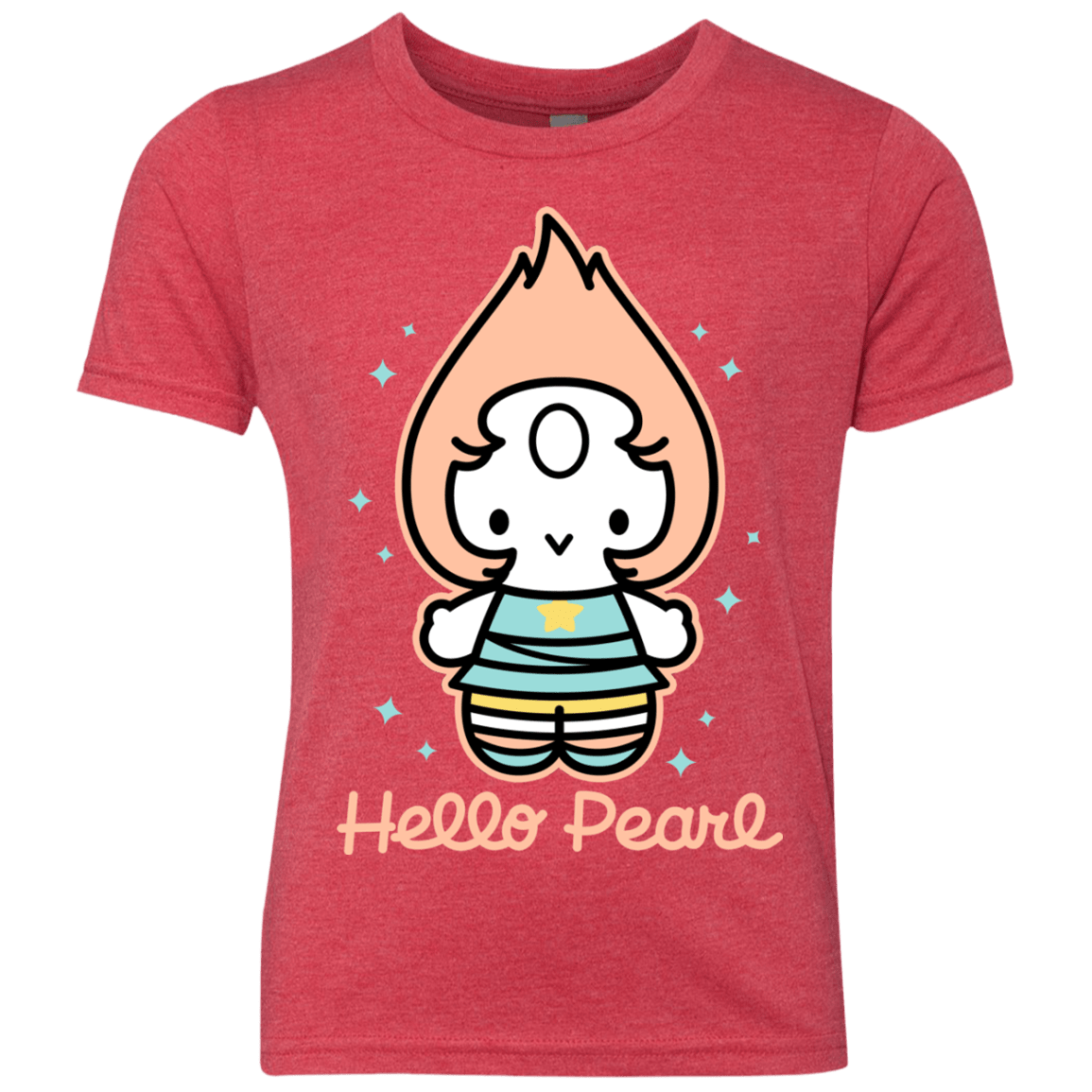 T-Shirts Vintage Red / YXS Hello Pearl Youth Triblend T-Shirt