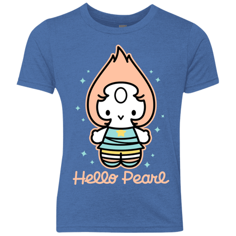 T-Shirts Vintage Royal / YXS Hello Pearl Youth Triblend T-Shirt