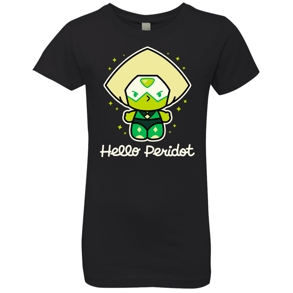 T-Shirts Black / YXS Hello Peridot Girls Premium T-Shirt