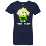 T-Shirts Midnight Navy / YXS Hello Peridot Girls Premium T-Shirt