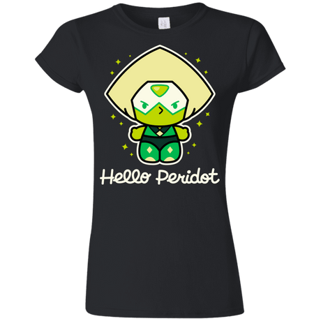 T-Shirts Black / S Hello Peridot Junior Slimmer-Fit T-Shirt