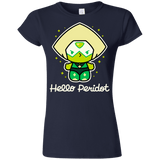 T-Shirts Navy / S Hello Peridot Junior Slimmer-Fit T-Shirt