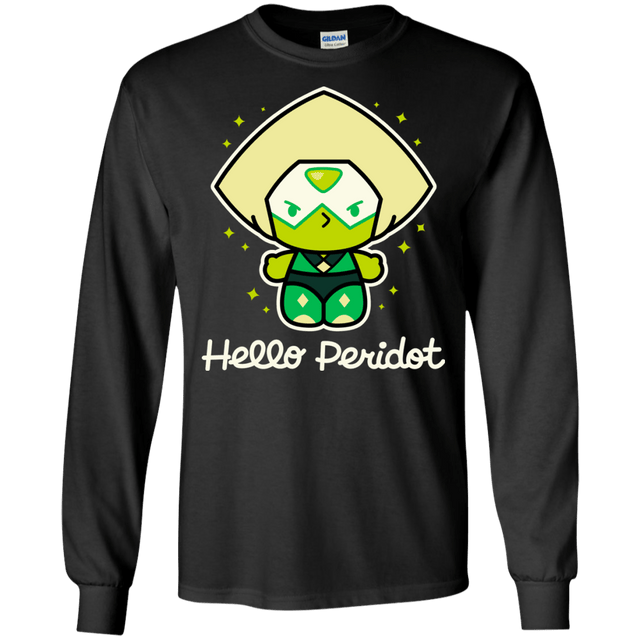 T-Shirts Black / S Hello Peridot Men's Long Sleeve T-Shirt