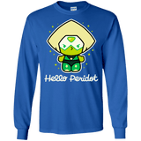 T-Shirts Royal / S Hello Peridot Men's Long Sleeve T-Shirt