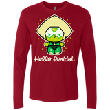 T-Shirts Cardinal / S Hello Peridot Men's Premium Long Sleeve