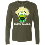 T-Shirts Military Green / S Hello Peridot Men's Premium Long Sleeve