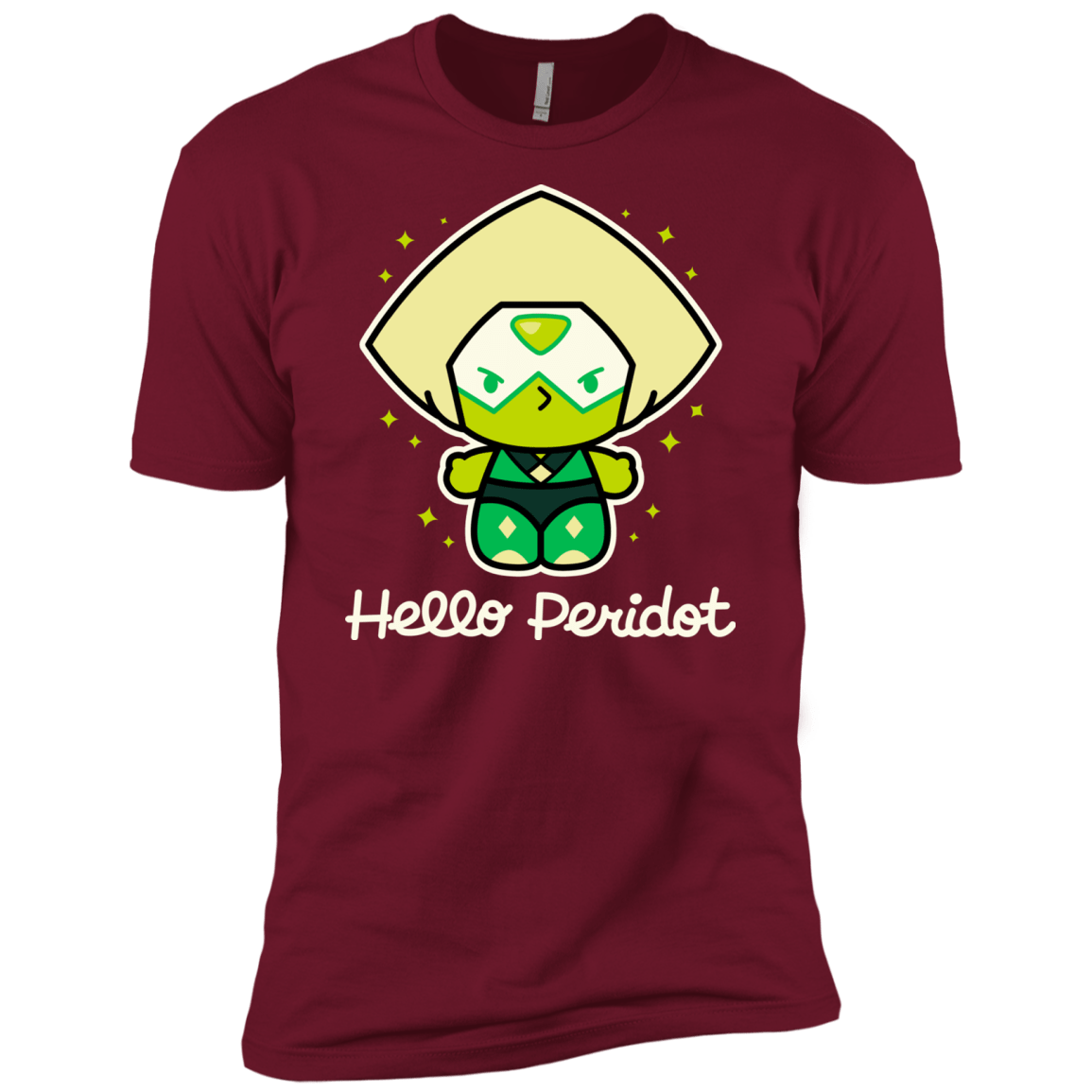 T-Shirts Cardinal / X-Small Hello Peridot Men's Premium T-Shirt