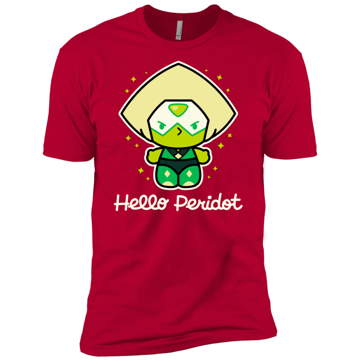 T-Shirts Red / X-Small Hello Peridot Men's Premium T-Shirt