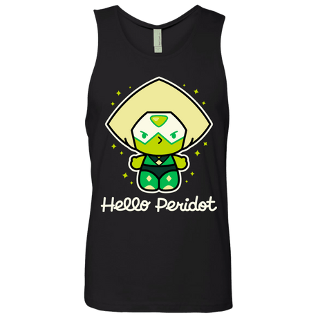 T-Shirts Black / S Hello Peridot Men's Premium Tank Top