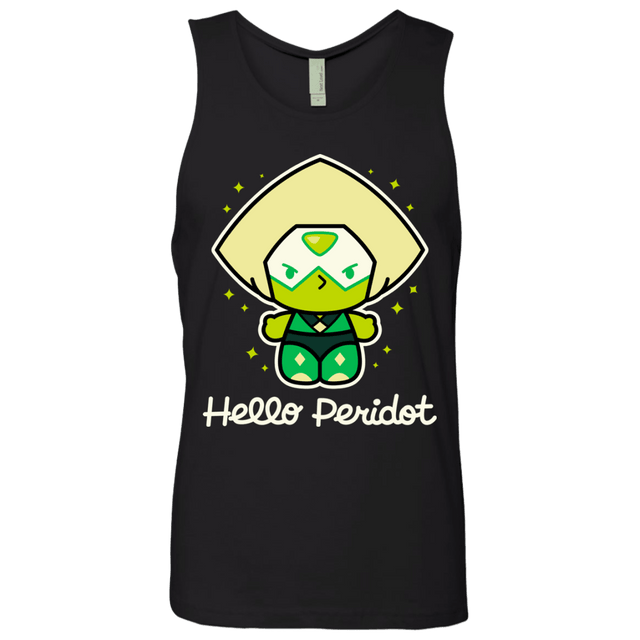 T-Shirts Black / S Hello Peridot Men's Premium Tank Top