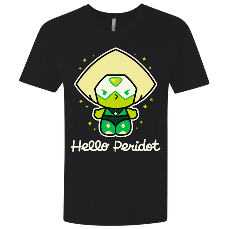 T-Shirts Black / X-Small Hello Peridot Men's Premium V-Neck