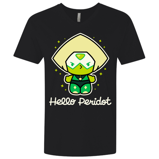 T-Shirts Black / X-Small Hello Peridot Men's Premium V-Neck