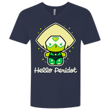 T-Shirts Midnight Navy / X-Small Hello Peridot Men's Premium V-Neck