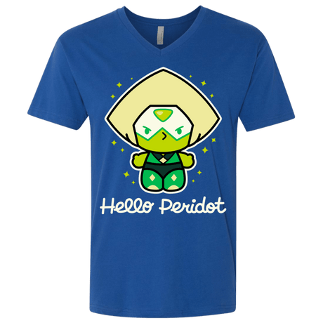 T-Shirts Royal / X-Small Hello Peridot Men's Premium V-Neck
