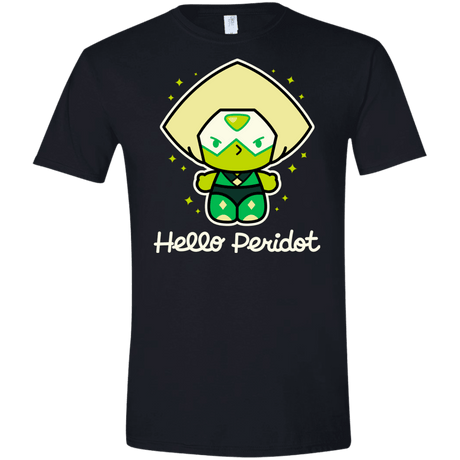 T-Shirts Black / X-Small Hello Peridot Men's Semi-Fitted Softstyle