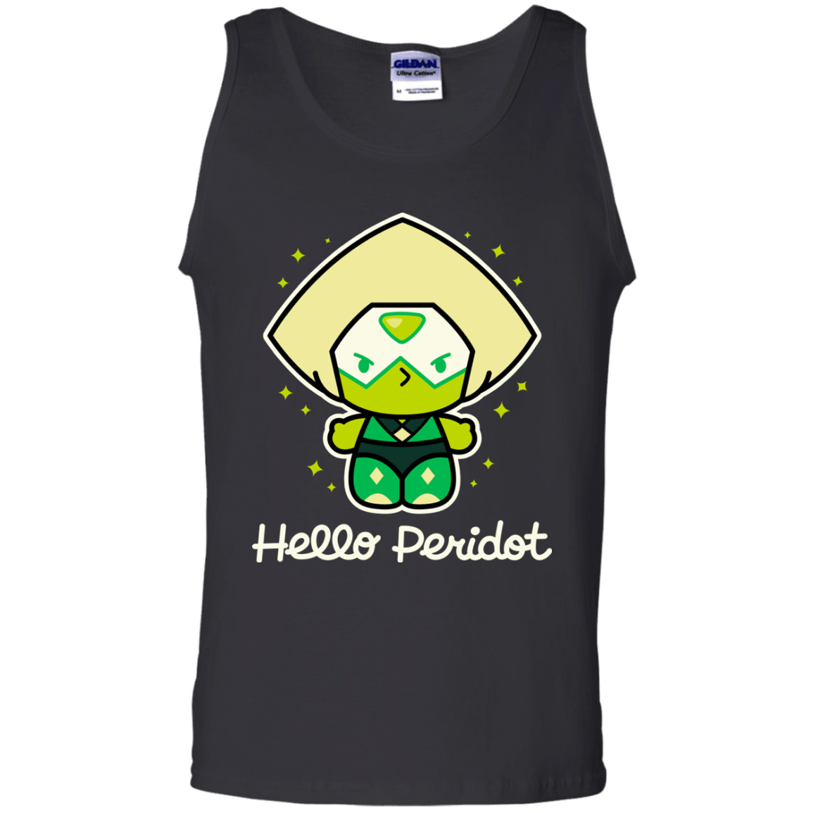 T-Shirts Black / S Hello Peridot Men's Tank Top