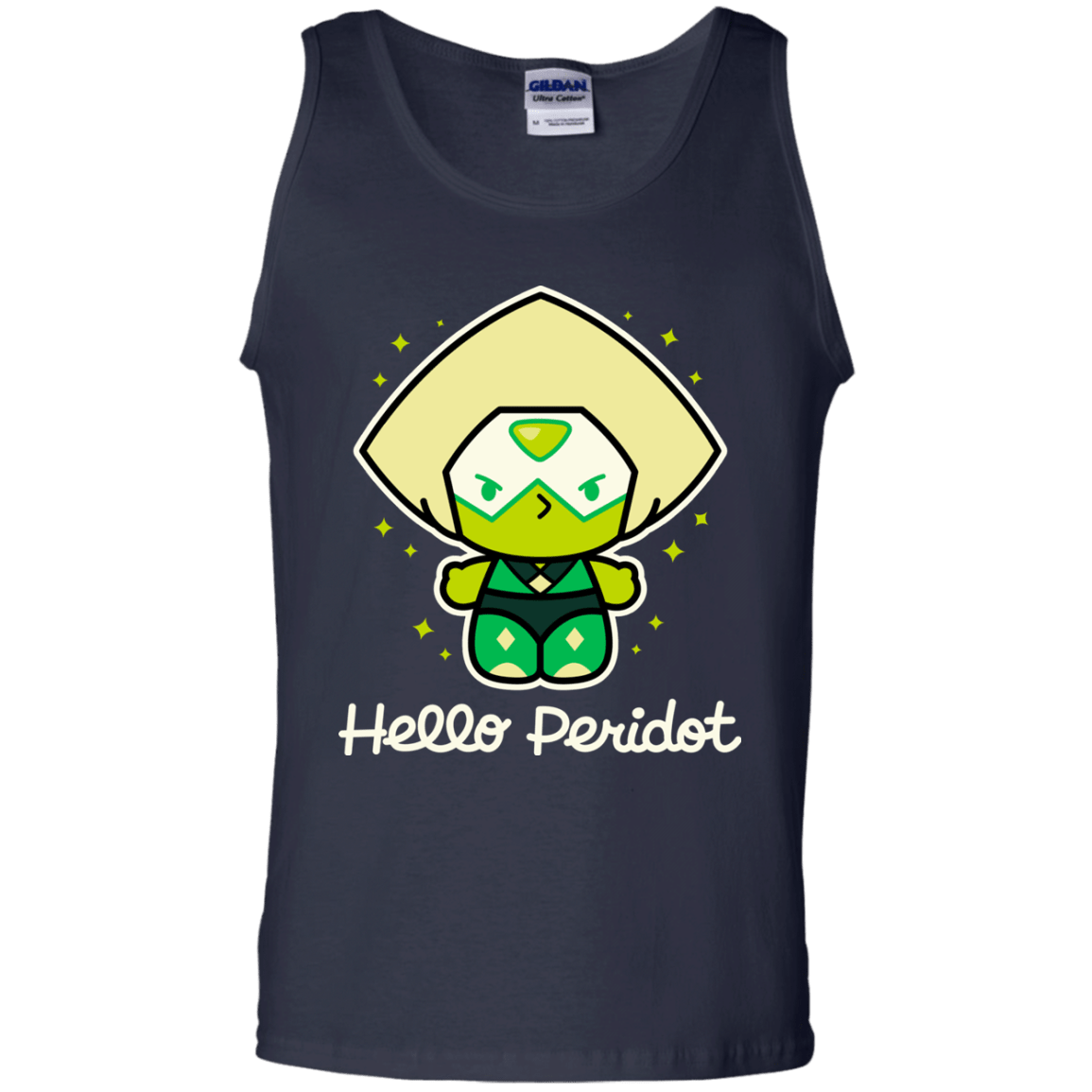 T-Shirts Navy / S Hello Peridot Men's Tank Top