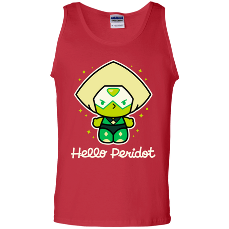 T-Shirts Red / S Hello Peridot Men's Tank Top