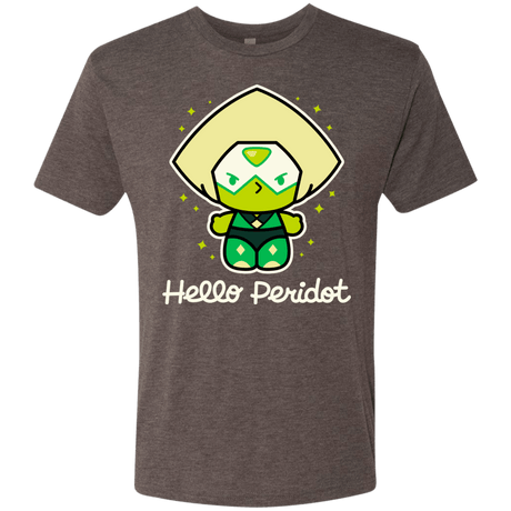 T-Shirts Macchiato / S Hello Peridot Men's Triblend T-Shirt