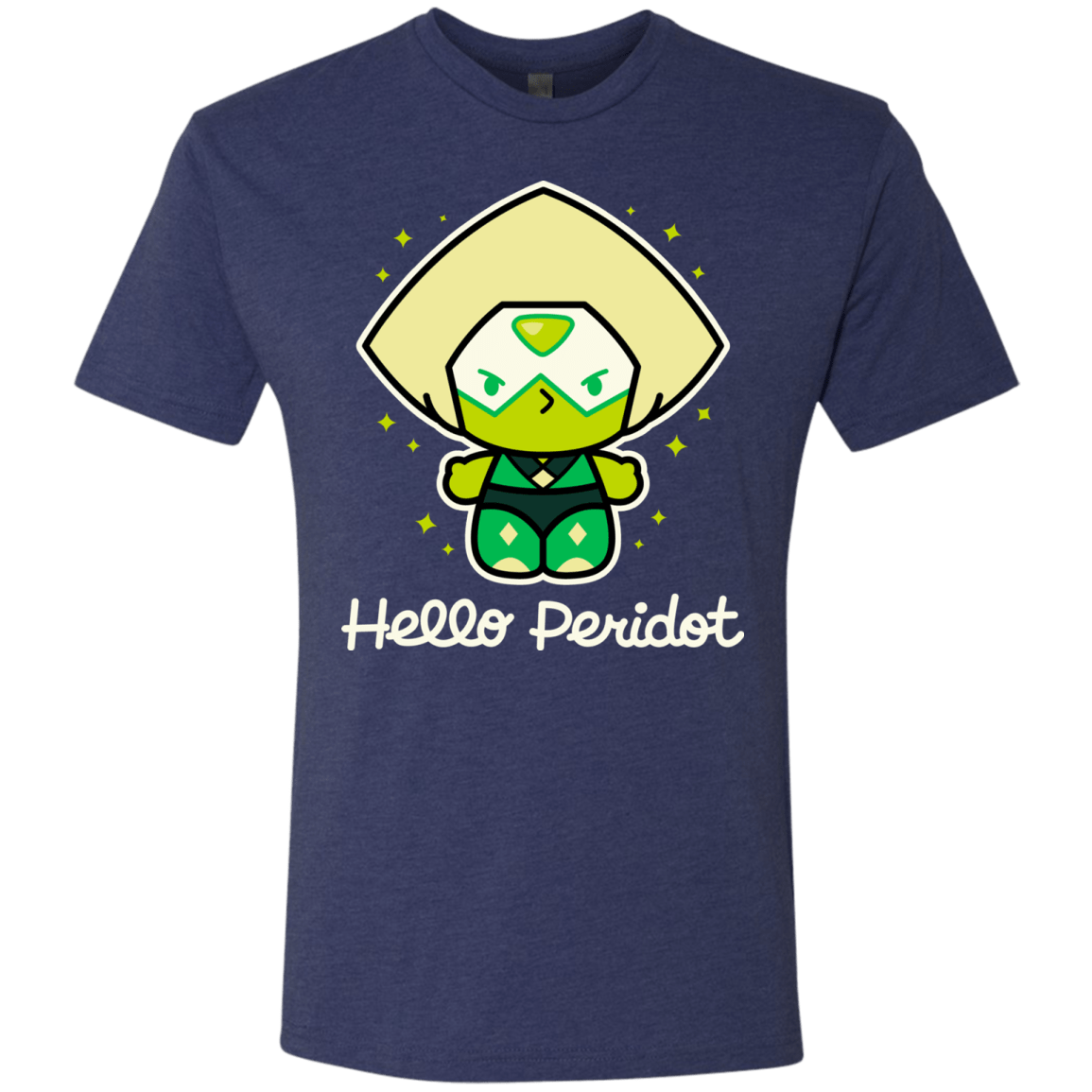 T-Shirts Vintage Navy / S Hello Peridot Men's Triblend T-Shirt