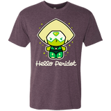 T-Shirts Vintage Purple / S Hello Peridot Men's Triblend T-Shirt