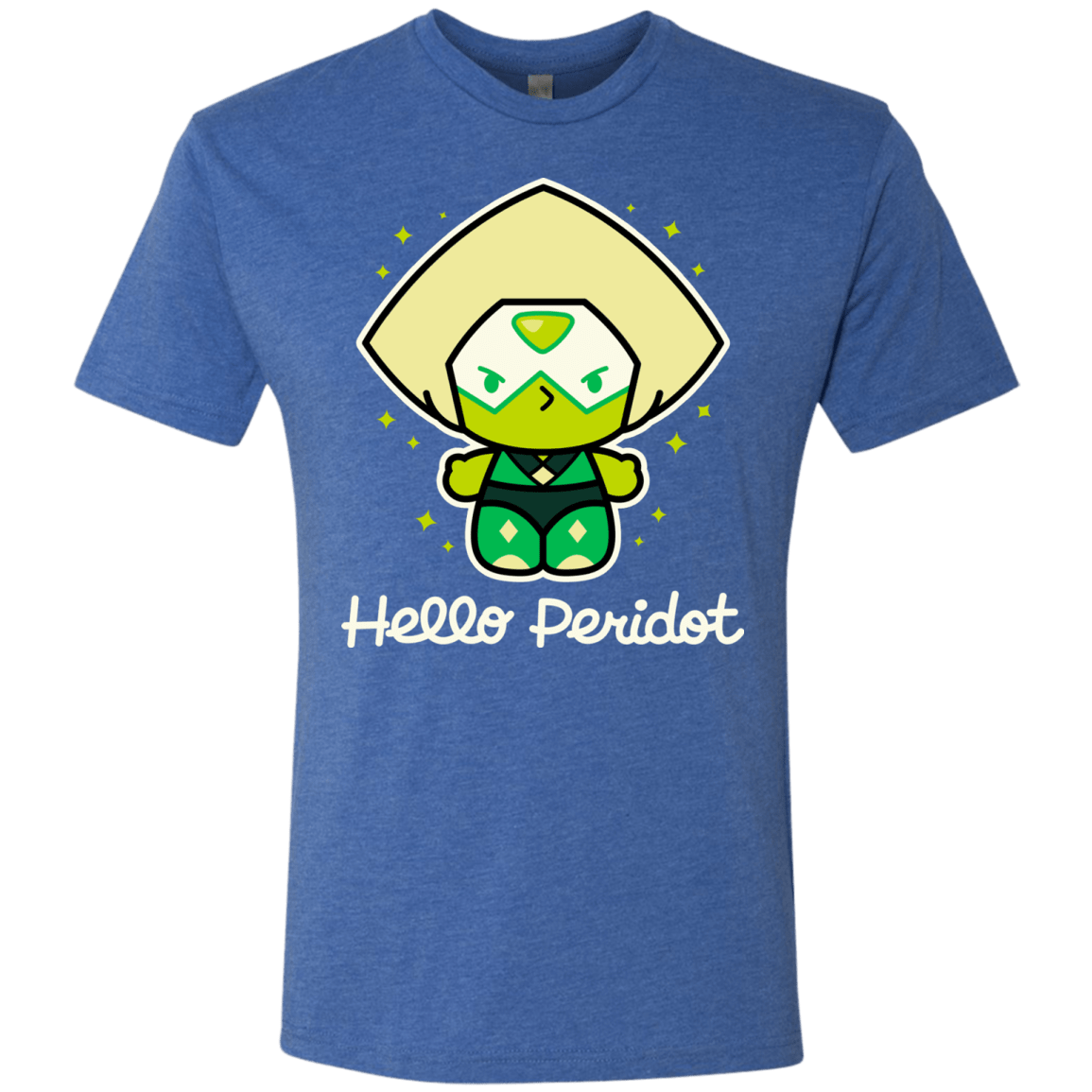 T-Shirts Vintage Royal / S Hello Peridot Men's Triblend T-Shirt