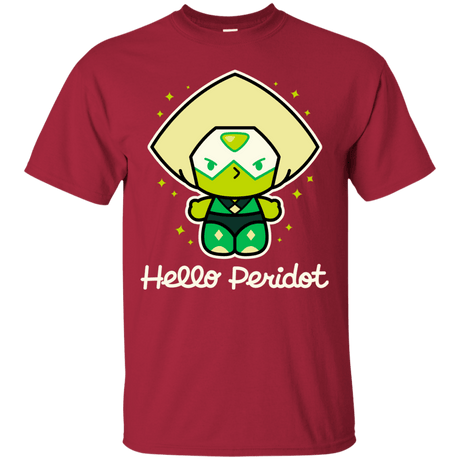 T-Shirts Cardinal / S Hello Peridot T-Shirt