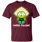 T-Shirts Maroon / S Hello Peridot T-Shirt