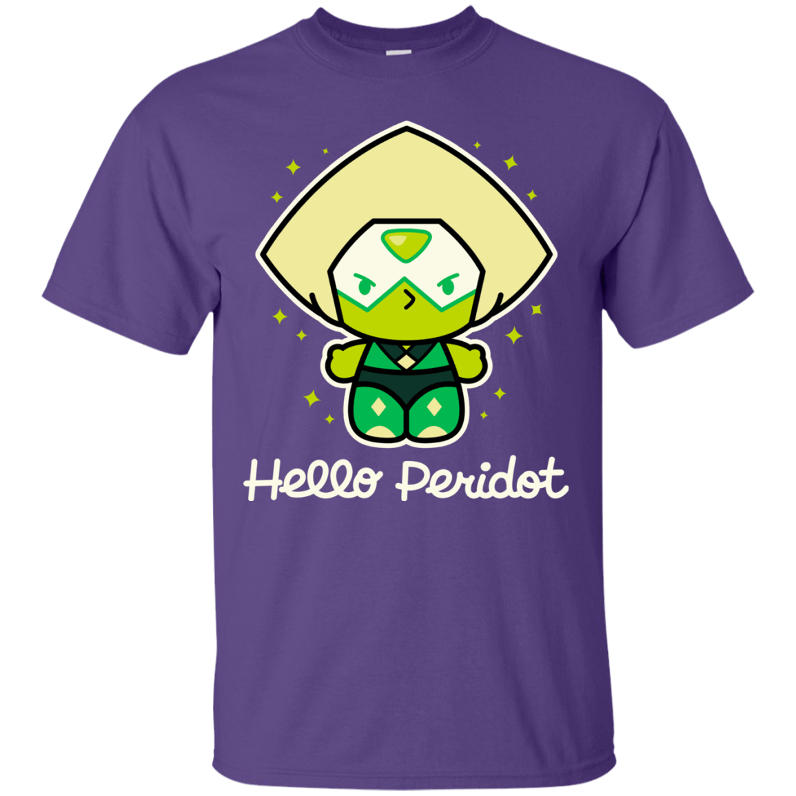 T-Shirts Purple / S Hello Peridot T-Shirt