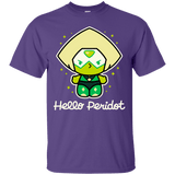 T-Shirts Purple / S Hello Peridot T-Shirt