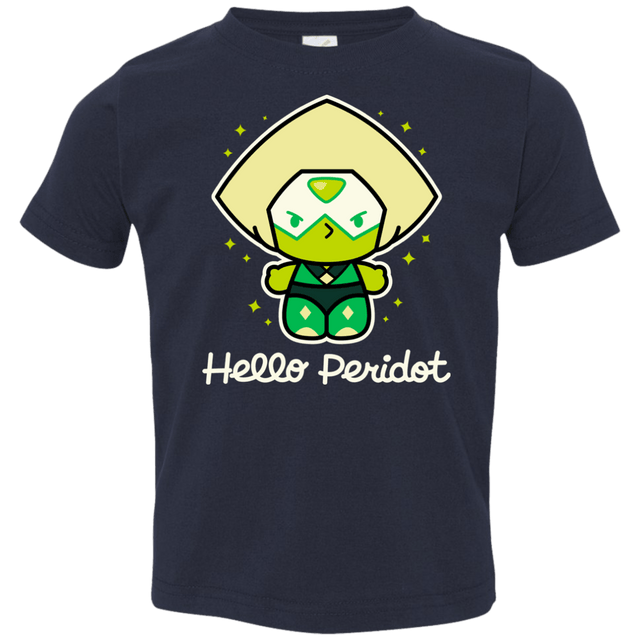 T-Shirts Navy / 2T Hello Peridot Toddler Premium T-Shirt