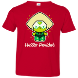 T-Shirts Red / 2T Hello Peridot Toddler Premium T-Shirt