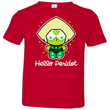 T-Shirts Red / 2T Hello Peridot Toddler Premium T-Shirt