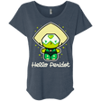 T-Shirts Indigo / X-Small Hello Peridot Triblend Dolman Sleeve