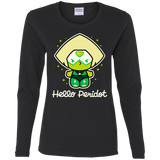T-Shirts Black / S Hello Peridot Women's Long Sleeve T-Shirt