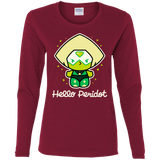 T-Shirts Cardinal / S Hello Peridot Women's Long Sleeve T-Shirt