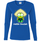 T-Shirts Royal / S Hello Peridot Women's Long Sleeve T-Shirt
